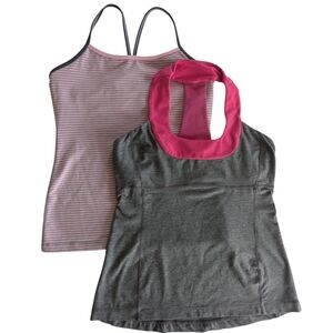 Set Of 2 Lululemon Racerback Tanks Size Medium